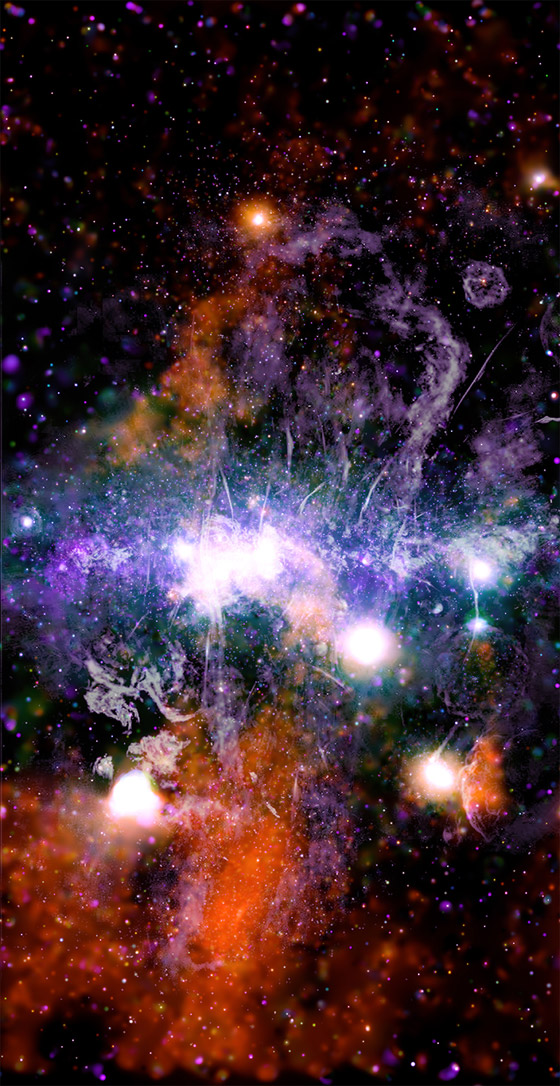 بعد سنوات رصد.. ناسا تنشر صور مذهلة لقلب مجرة درب التبانة صورة رقم 1