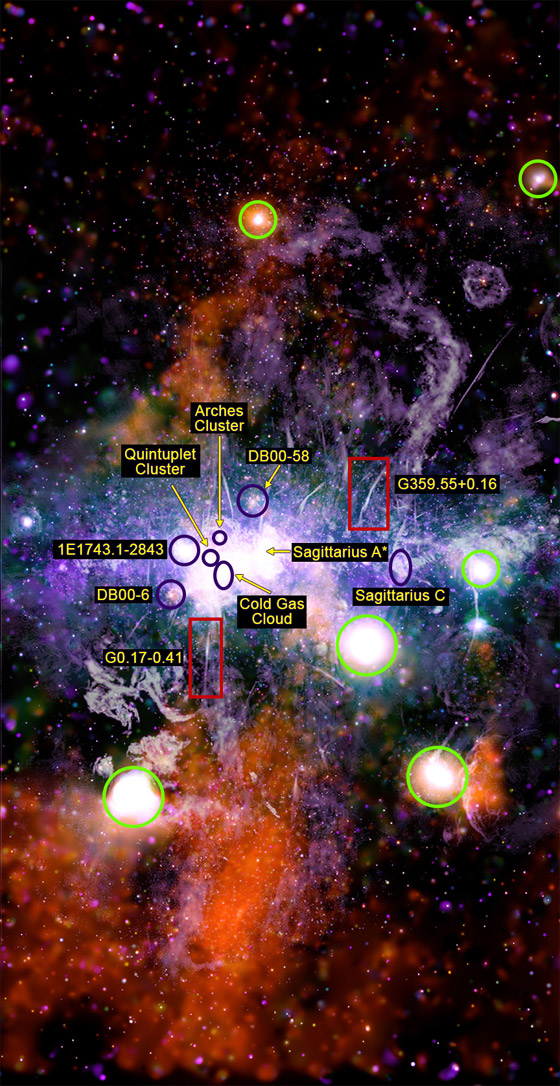 بعد سنوات رصد.. ناسا تنشر صور مذهلة لقلب مجرة درب التبانة صورة رقم 2