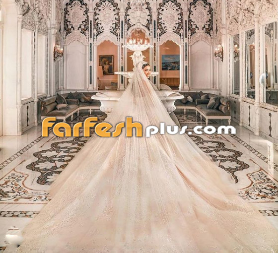 صور وفيديو - إطلالة ملكية للإعلامية اللبنانية جيسيكا عازار بالفستان الأبيض في حفل زفافها صورة رقم 13