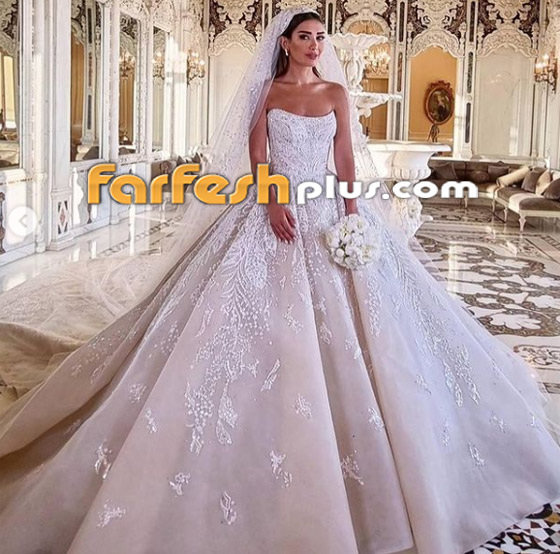 صور وفيديو - إطلالة ملكية للإعلامية اللبنانية جيسيكا عازار بالفستان الأبيض في حفل زفافها صورة رقم 16