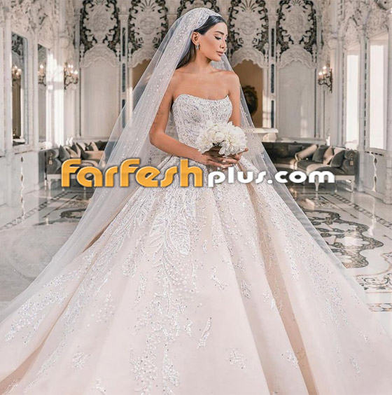 صور وفيديو - إطلالة ملكية للإعلامية اللبنانية جيسيكا عازار بالفستان الأبيض في حفل زفافها صورة رقم 17