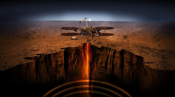 زلازل المريخ يوفر نظرة مفصلة على سطح الكوكب الأحمر من الداخل صورة رقم 1