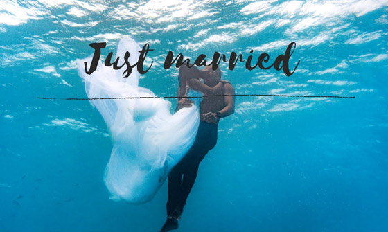 صور مدهشة: ثنائي سعودي يحتفلان بزفافهما تحت الماء في جزر المالديف صورة رقم 7