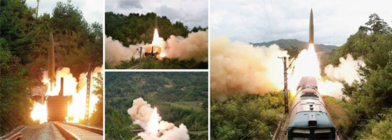 لأول مرة بالتاريخ.. إطلاق صاروخ باليستي من عربة قطار بكوريا الشمالية صورة رقم 12