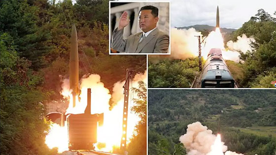 لأول مرة بالتاريخ.. إطلاق صاروخ باليستي من عربة قطار بكوريا الشمالية صورة رقم 1