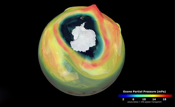 فيديو يكشف عن كارثة حقيقية: ثقب الأوزون أصبح أكبر من قارة! صورة رقم 7