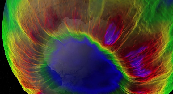 فيديو يكشف عن كارثة حقيقية: ثقب الأوزون أصبح أكبر من قارة! صورة رقم 12