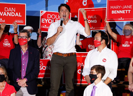 حزب ترودو ينتزع فوزا بالانتخابات في كندا ومنافسوه يقرون بالهزيمة صورة رقم 9