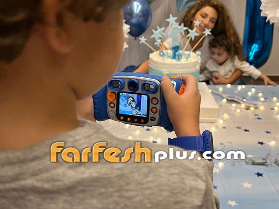 فيديو وصور ميريام فارس تحتفل بأول عيد ميلاد لطفلها 