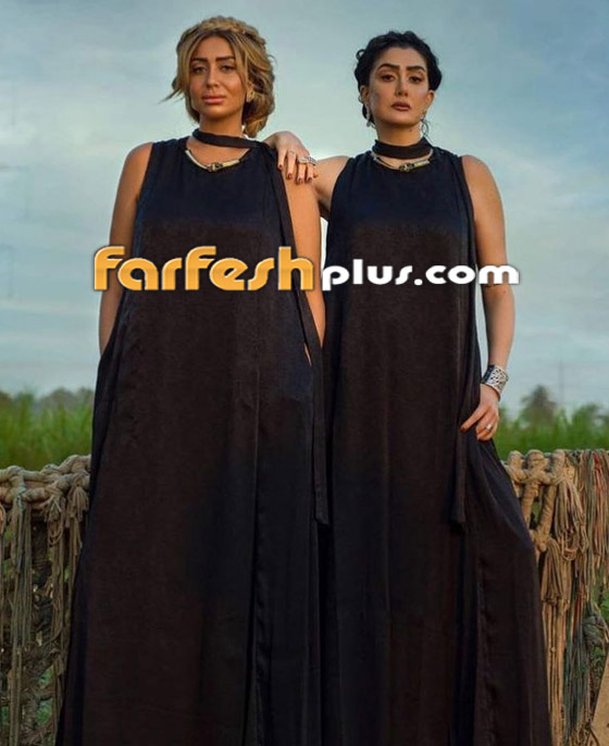 صور غادة عبد الرازق وابنتها ترتديان نفس الفستان واللون.. أيهما الأجمل؟ صورة رقم 2
