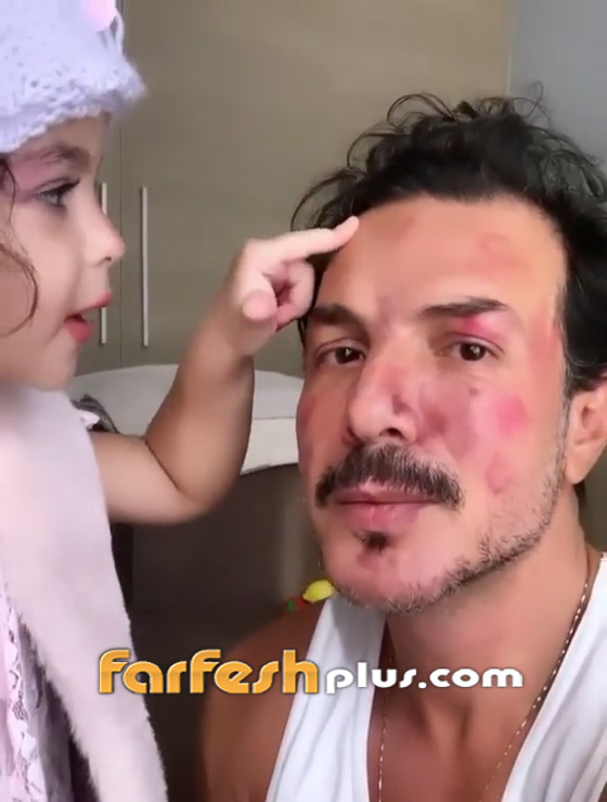 ابنة باسل خياط تخطف الأنظار بفيديو طريف: وهذا ما فعلته بوجه والدها صورة رقم 5