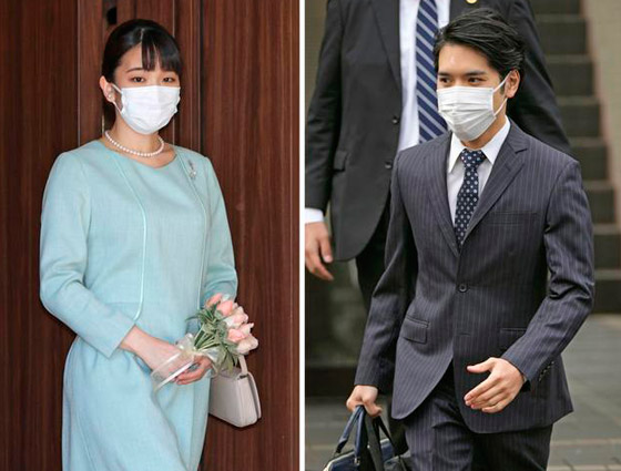 الأميرة اليابانية تتزوج أخيرا متجاوزة الأزمات.. فستان بسيط ووداع مؤثر صورة رقم 2