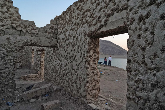 فيديو وصور: قرية غارقة في العراق تطفو بعد 36 عاما من اختفائها صورة رقم 17