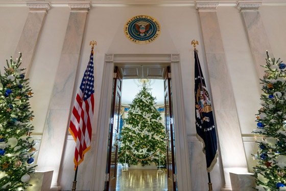 السيدة الأمريكية الأولى جيل بايدن تنشر صور زينة الميلاد في البيت الأبيض صورة رقم 20