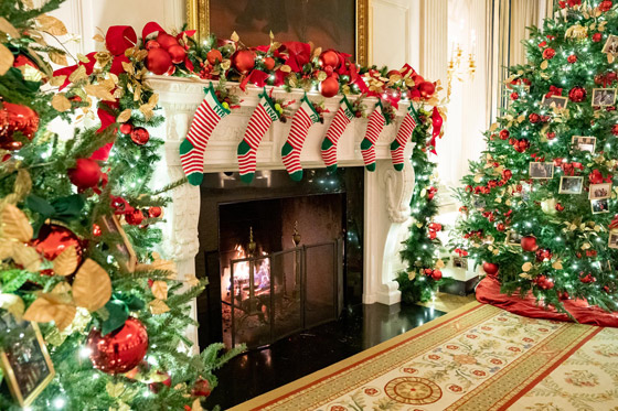 السيدة الأمريكية الأولى جيل بايدن تنشر صور زينة الميلاد في البيت الأبيض صورة رقم 21