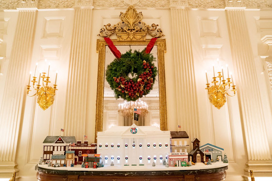 السيدة الأمريكية الأولى جيل بايدن تنشر صور زينة الميلاد في البيت الأبيض صورة رقم 22