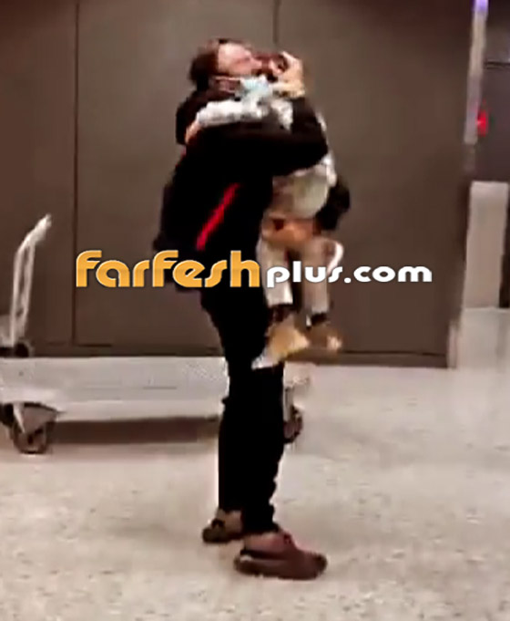  صورة رقم 6 - فيديو مؤثر: ابن قصي خولي يهرع لوالده راكضا في المطار ويحتضنه صارخا (أبي!)