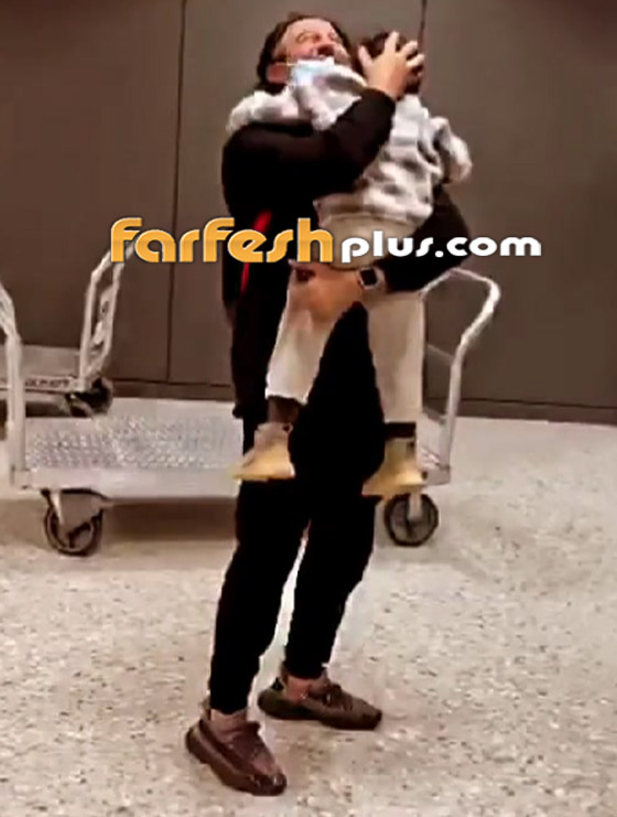  صورة رقم 7 - فيديو مؤثر: ابن قصي خولي يهرع لوالده راكضا في المطار ويحتضنه صارخا (أبي!)