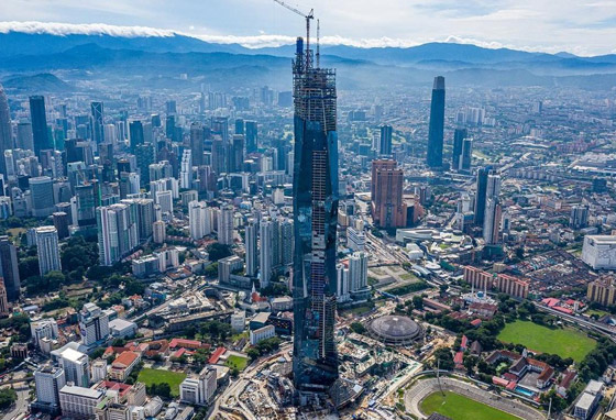 بالصور.. ثاني أعلى مبنى في العالم يقترب من الاكتمال صورة رقم 6