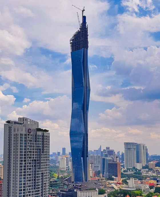 بالصور.. ثاني أعلى مبنى في العالم يقترب من الاكتمال صورة رقم 8