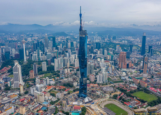 بالصور.. ثاني أعلى مبنى في العالم يقترب من الاكتمال صورة رقم 11