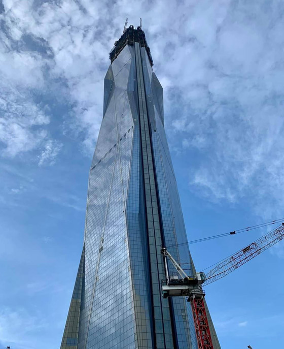 بالصور.. ثاني أعلى مبنى في العالم يقترب من الاكتمال صورة رقم 15