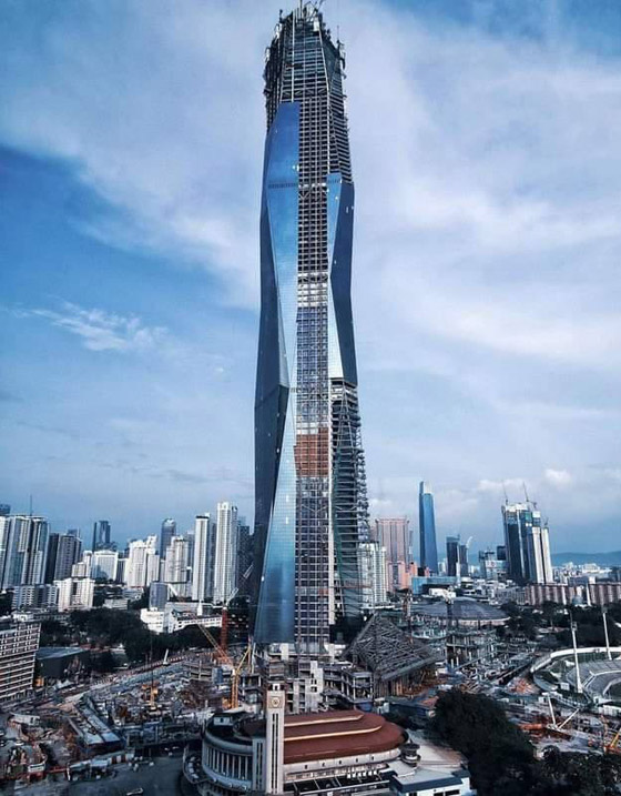 بالصور.. ثاني أعلى مبنى في العالم يقترب من الاكتمال صورة رقم 16