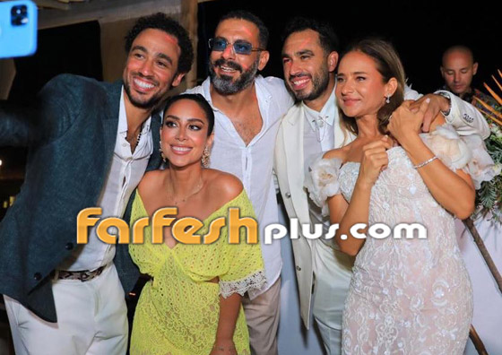 فيديو وصور: فرحة النجوم بزفاف نيللي كريم منهم عمرو دياب، أحمد السقا ولبلبة صورة رقم 7