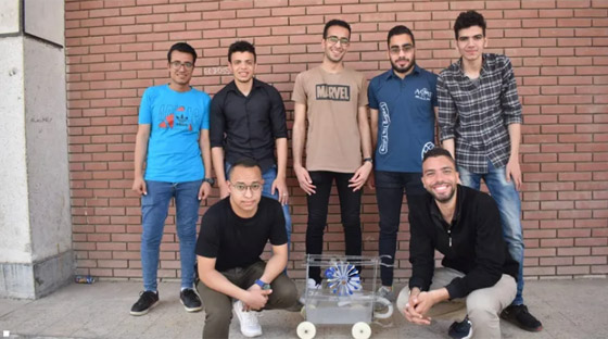 باعتراف عالمي.. طلبة مصريون يصنعون روبوتا يعمل بالمياه صورة رقم 2