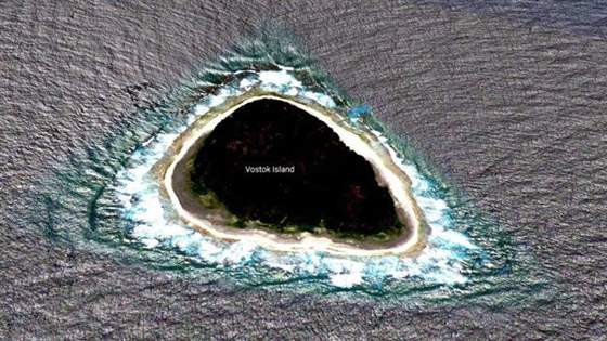  صورة رقم 1 - جزيرة غامضة تظهر وتختفي على خرائط غوغل تحير العلماء