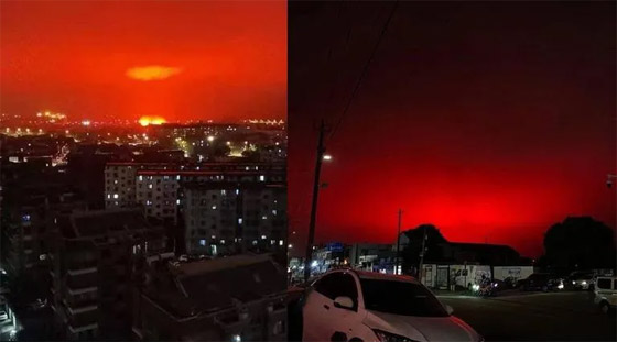 ظاهرة غريبة تثير الرعب في الصين.. فجأة تحولت السماء للون الأحمر! صورة رقم 2