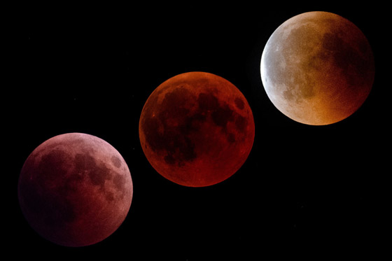  صورة رقم 6 - أول خسوف لعام 2022: السماء تتزين بظاهرة القمر الدموي ليلة الغد