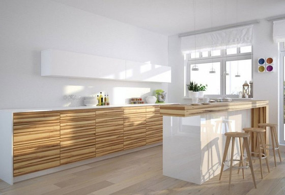  صورة رقم 3 - أفكار لجعل المطبخ الأبيض العصري يبدو أكثر جمالاً