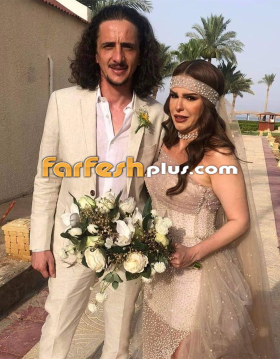 فيديو وصور زفاف الفنانة دنيا عبد العزيز.. العروس بفستان مميز وحذاء رياضي! صورة رقم 1