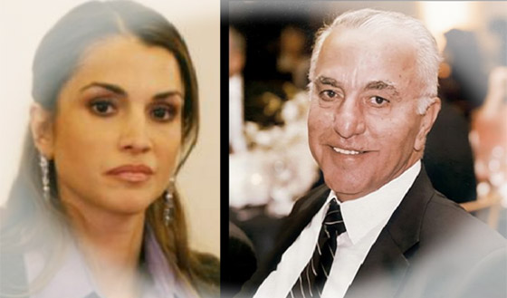  صورة رقم 4 - الملكة رانيا تنعى والدها الذي توفي بعمر 88 عاما.. وإعلان الحداد 7 أيام