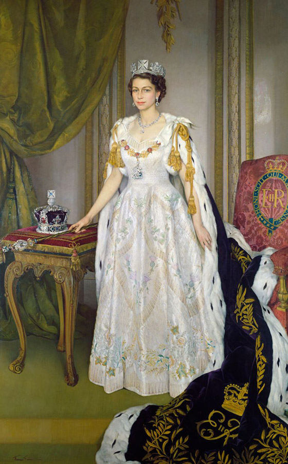  صورة رقم 5 - 4 حقائق مذهلة عن فستان الملكة إليزابيث في 