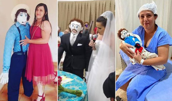 صور: امرأة برازيلية تتزوج دمية وتعلن إنجاب طفل منها! صورة رقم 2