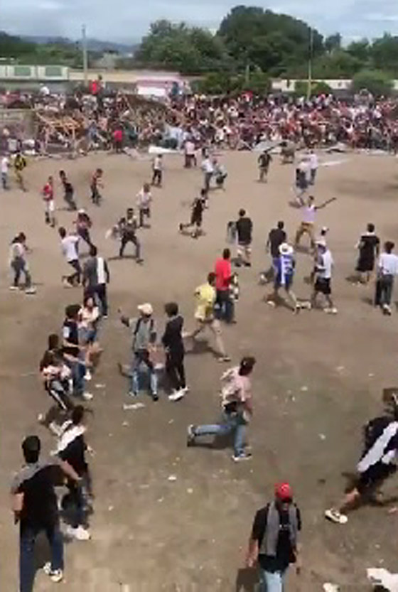 فيديو: قتلى ومئات الجرحى بانهيار منصة مصارعة للثيران بكولومبيا صورة رقم 9