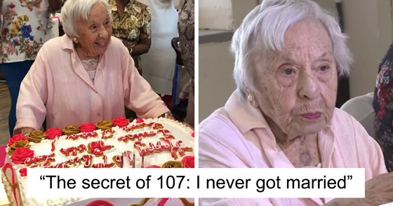 معمرة تحتفل بعيد ميلادها الـ107.. وتكشف سر طول عمرها: 