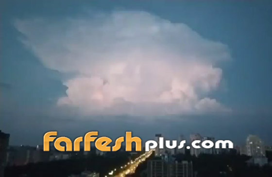 فيديو لسحابة غريبة فوق سماء كييف.. ومرصد جوي يفسر الظاهرة صورة رقم 1