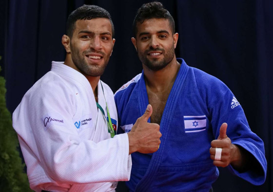  صورة رقم 6 - فيديو وصور: مباراة جودو تنتهي بعناق بين لاعب إيراني وآخر إسرائيلي