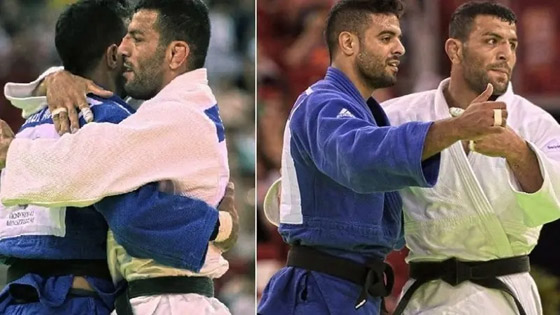  صورة رقم 1 - فيديو وصور: مباراة جودو تنتهي بعناق بين لاعب إيراني وآخر إسرائيلي