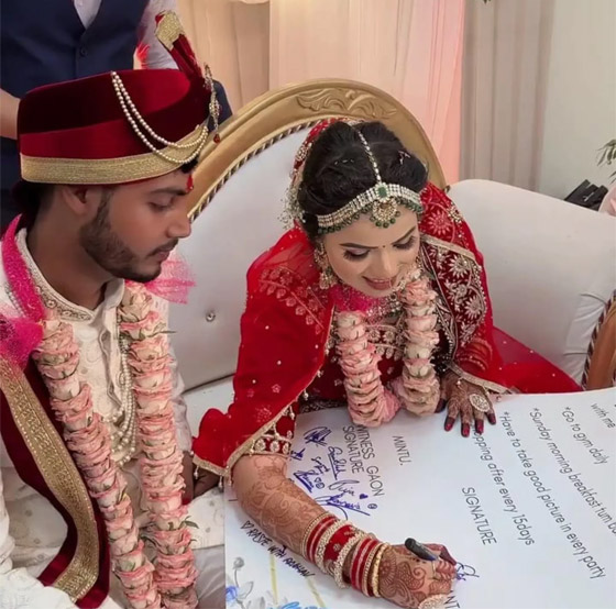 بالفيديو: شروط عجيبة وغريبة في عقد زواج هندي.. هل يمكن تنفيذها؟ صورة رقم 9