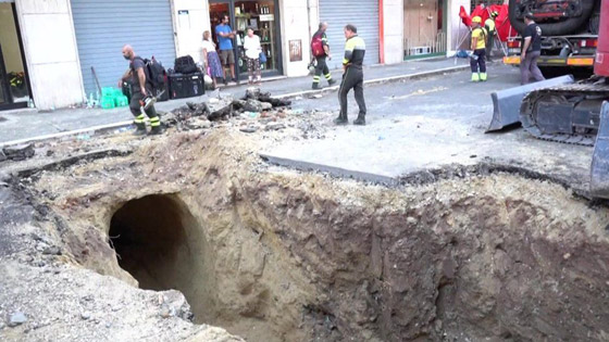 رجل خطط لسرقة مصرف في روما.. حفر حفرة فطُمر فيها! صورة رقم 5