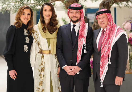  صورة رقم 2 - بالصور: خطوبة ولي العهد الأردني الأمير الحسين على آنسة سعودية