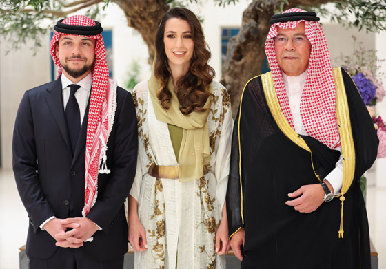  صورة رقم 7 - بالصور: خطوبة ولي العهد الأردني الأمير الحسين على آنسة سعودية
