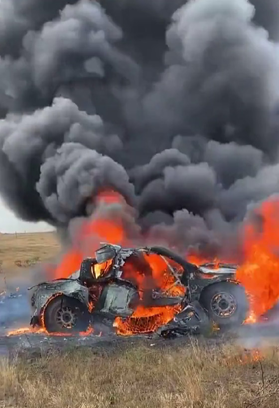  صورة رقم 6 - فيديو يحبس الأنفاس: احتراق سيارة بطل السعودية خلال رالي بولندا