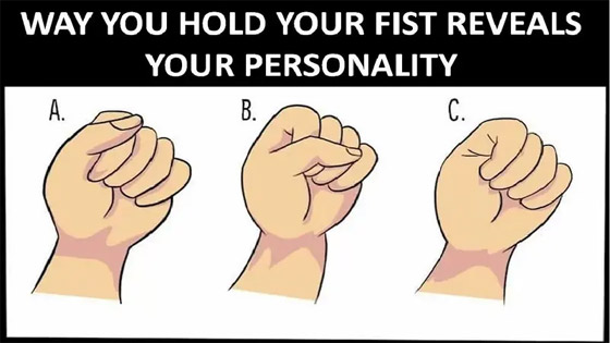  صورة رقم 1 - اكتشفوا سمات شخصيتكم الحقيقية من قبضة يدكم