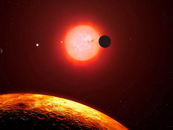 اكتشاف اثنين من الكواكب الأرضية الفائقة يدوران حول نجم صغير! صورة رقم 3