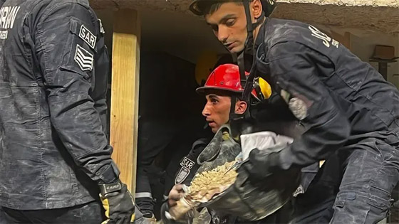  صورة رقم 10 - فيديو: وفيات وإصابات بانهيار مبنى سكني في اللويبدة بالعاصمة الأردنية عمان
